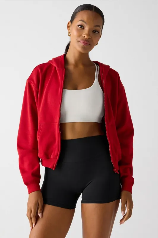 Cozy Fleece Full Zip Hoodie sold by Fabletics