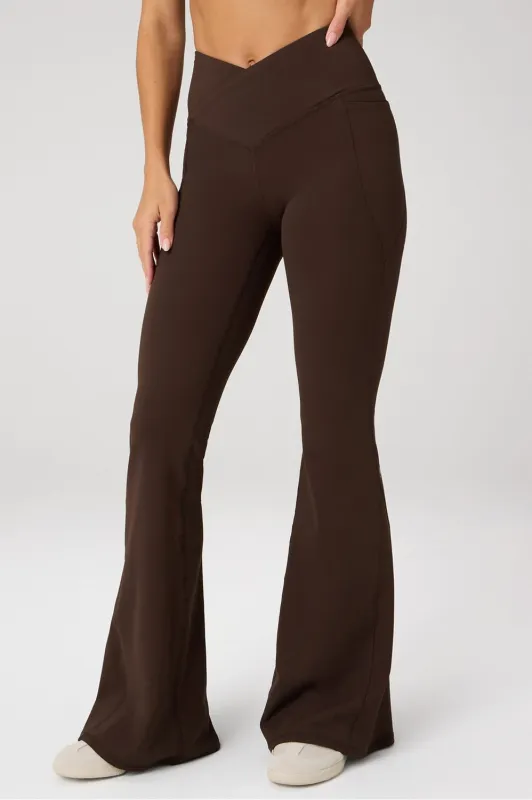 Oasis PureLuxe High-Waisted Crossover Flare sold by Fabletics