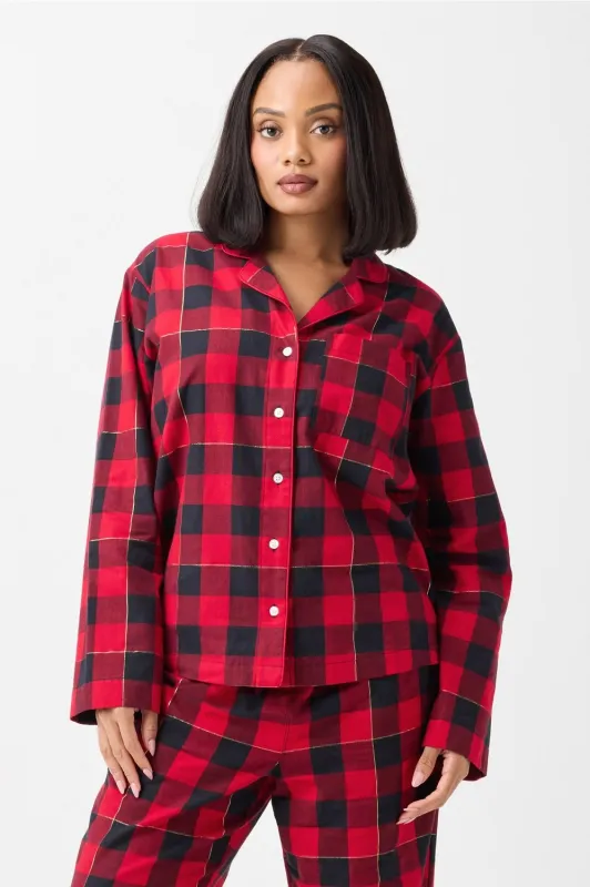 Dream Flannel Long Sleeve Top made by Fabletics