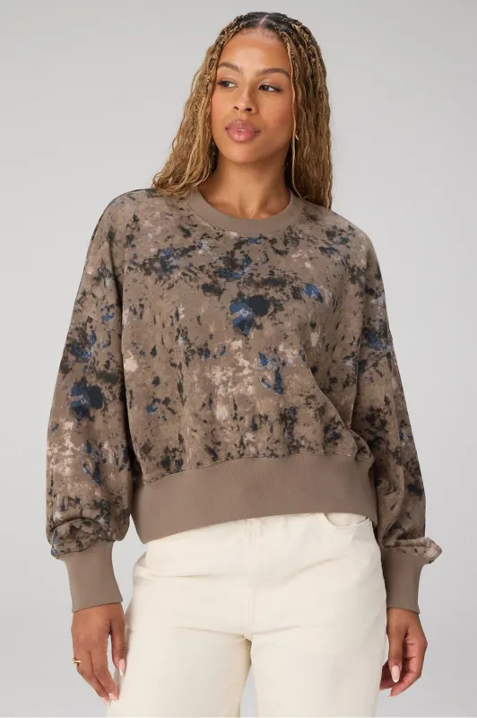 Year Round Terry Crew Neck Sweatshirt sold by Fabletics