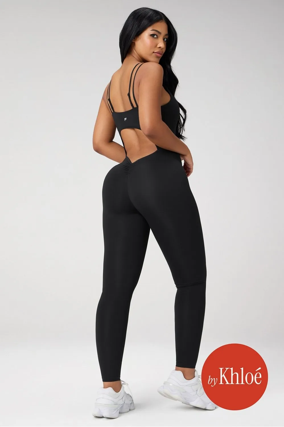 Booty Scrunch PureLuxe V-Back Jumpsuit sold by Fabletics