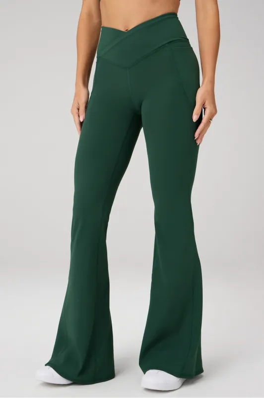 Oasis PureLuxe High-Waisted Crossover Flare sold by Fabletics