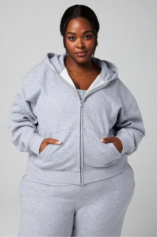 Cozy Fleece Full Zip Hoodie sold by Fabletics