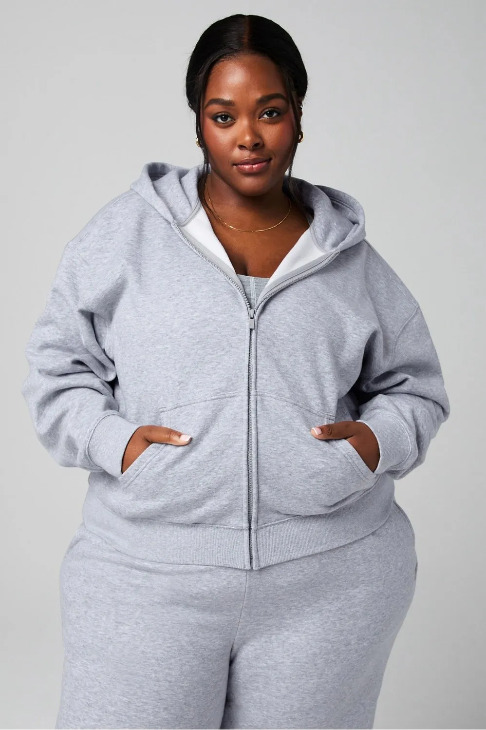 Cozy Fleece Full Zip Hoodie sold by Fabletics