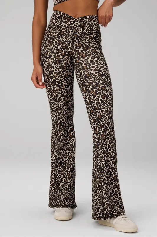 Oasis PureLuxe High-Waisted Crossover Flare sold by Fabletics