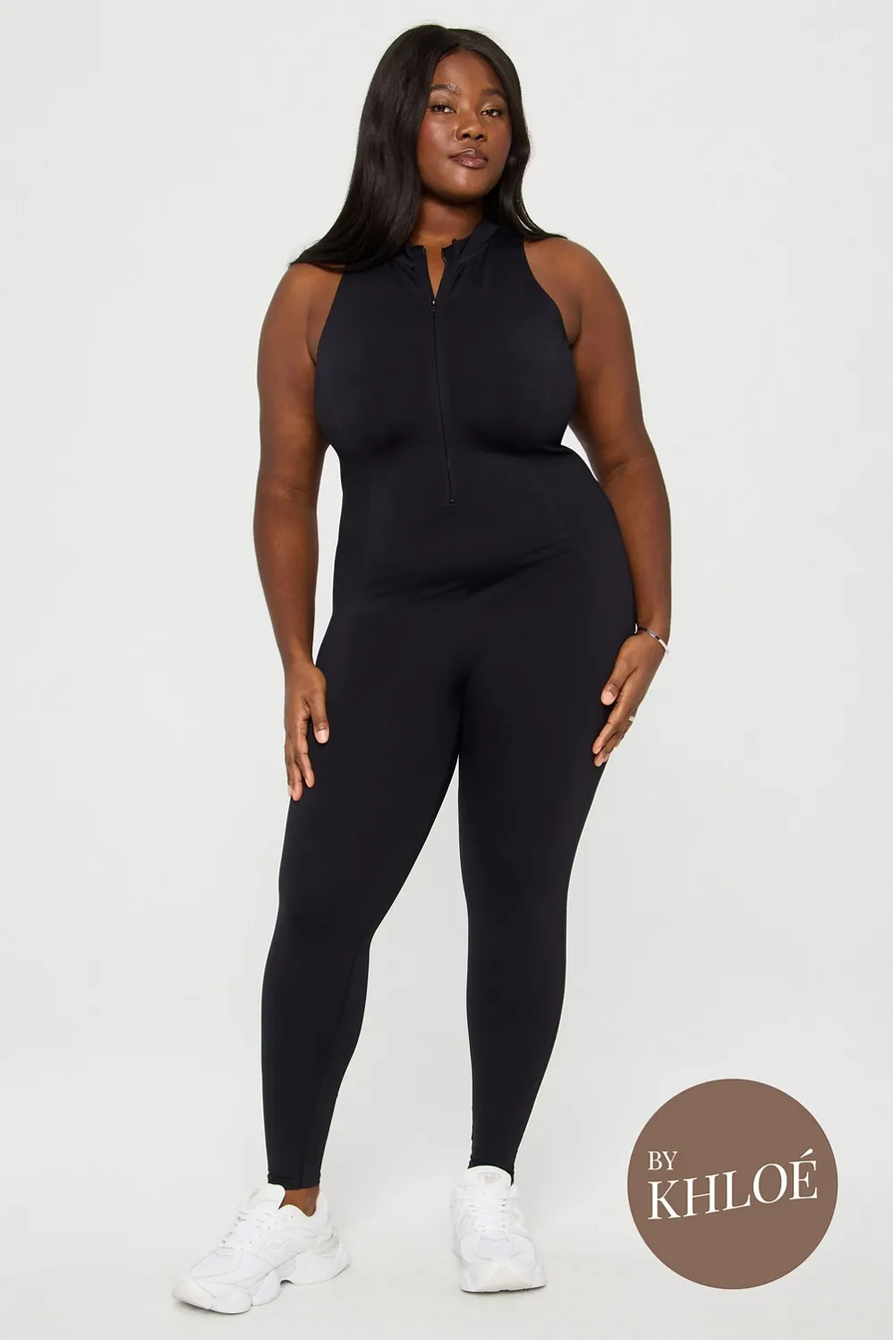 Seamless Scrunch Zip Front Jumpsuit sold by Fabletics