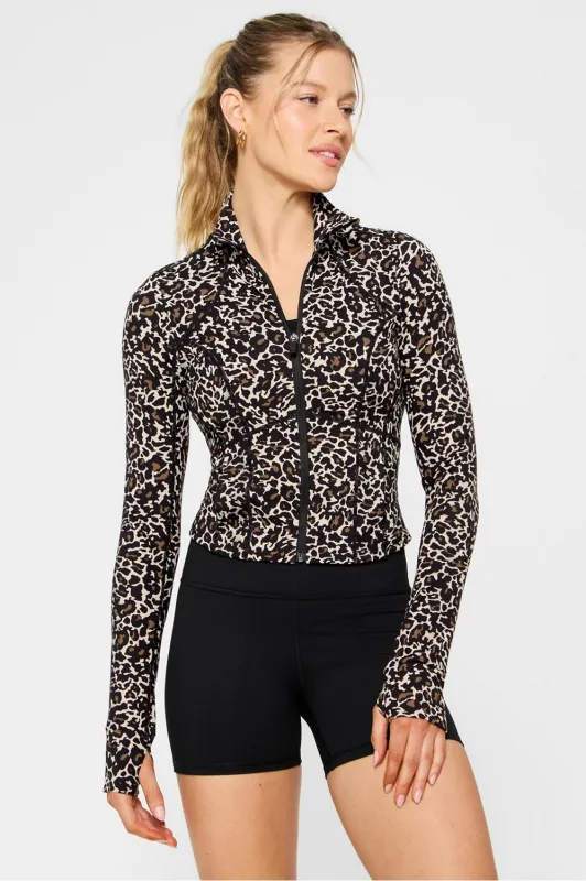 Perfect Storm Cropped Train Jacket sold by Fabletics