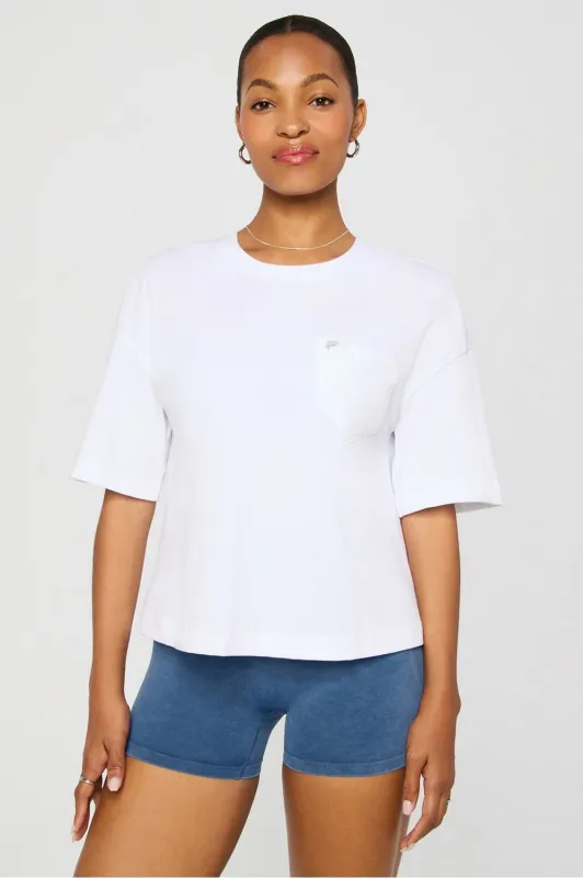 Heavy Cotton Pocket Tee sold by Fabletics