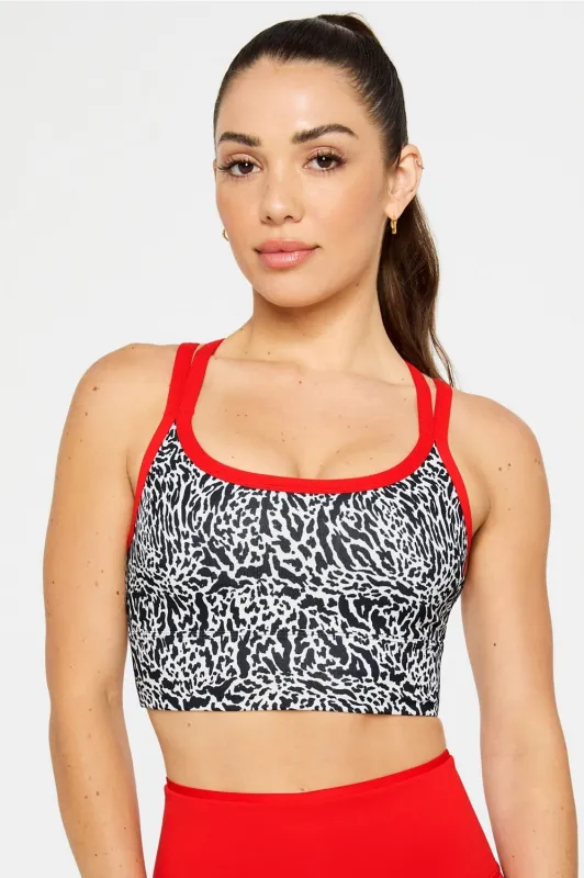 Principal Longline Medium Impact Sports Bra sold by Fabletics