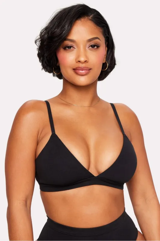 Snug Cotton Supportive Triangle Bralette sold by Fabletics