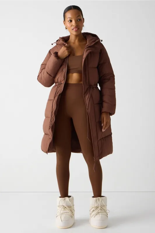 Essential Long Puffer sold by Fabletics