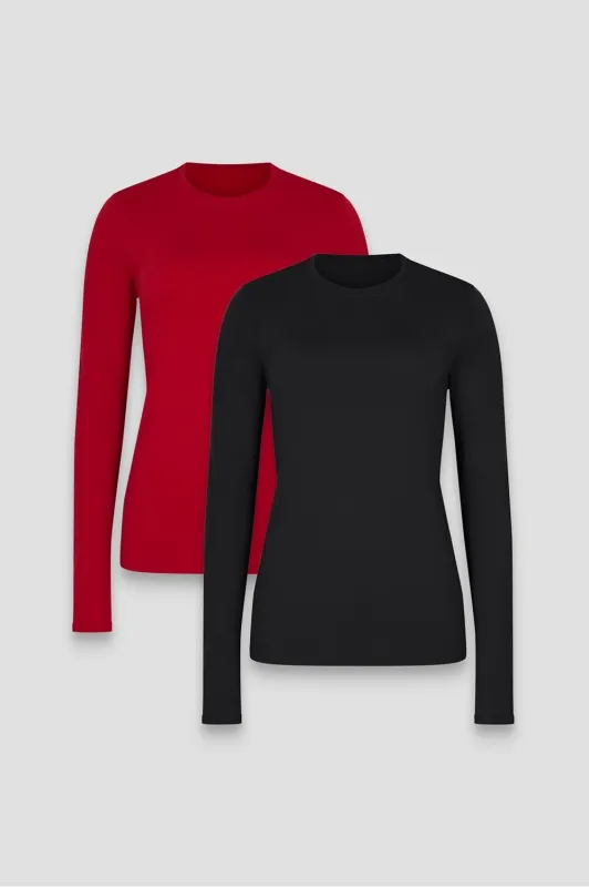 Feather Tech+ Long-Sleeve Top + Feather Tech+ Long-Sleeve Top 2-Piece Bundle sold by Fabletics