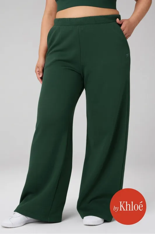 Cozy Fleece Wide Leg Sweatpant sold by Fabletics