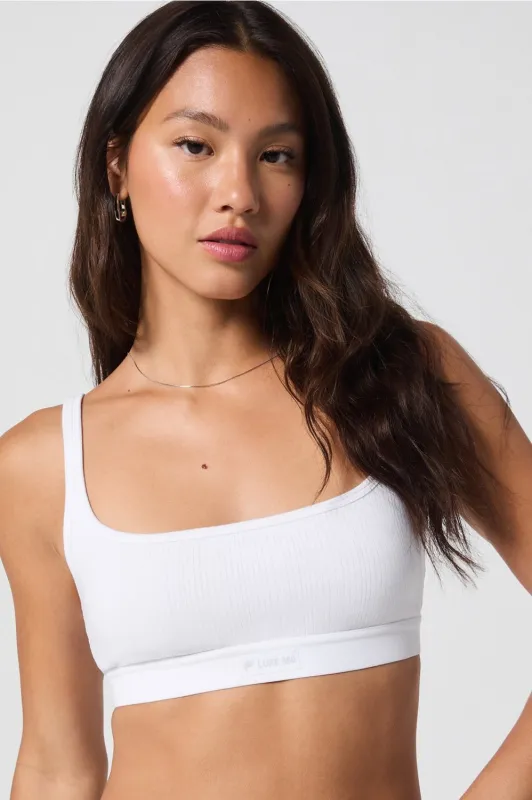 Luxe360 Rib Bralette sold by Fabletics