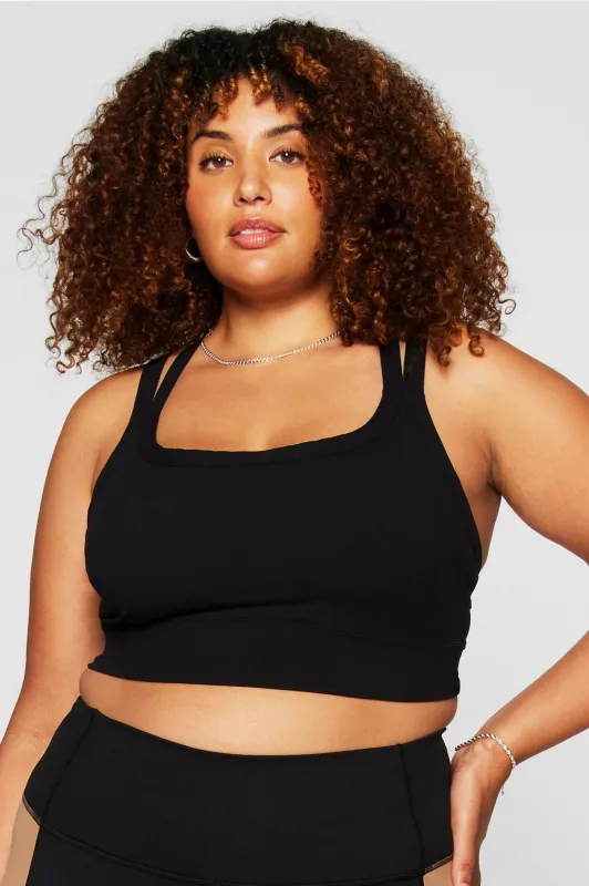 Principal Longline Medium Impact Sports Bra sold by Fabletics