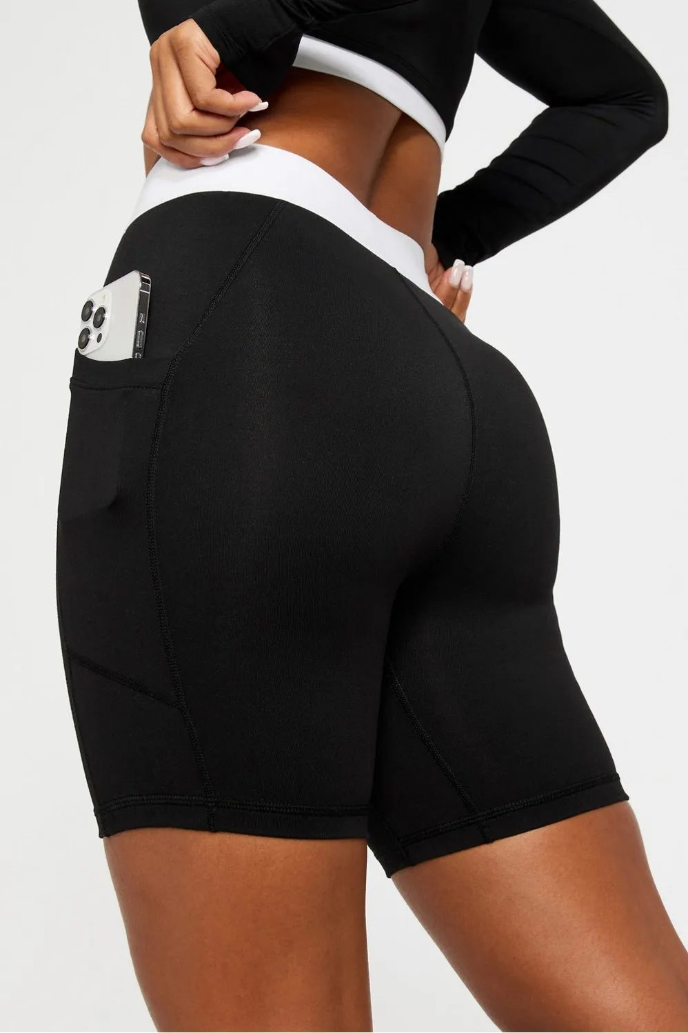On-The-Go PowerHold® High-Waisted 6" Short sold by Fabletics