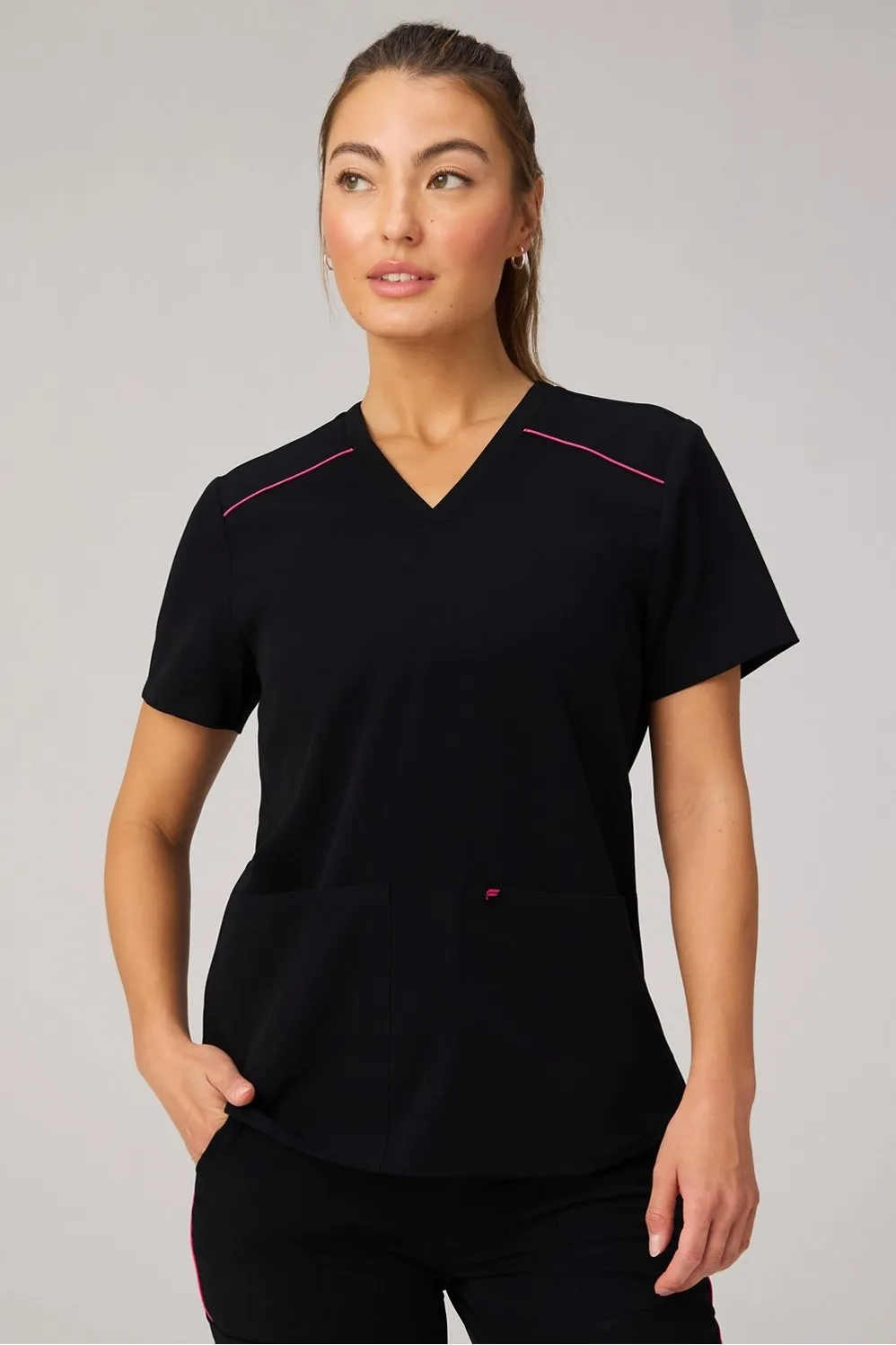 Method 2-Pocket Scrub Top sold by Fabletics
