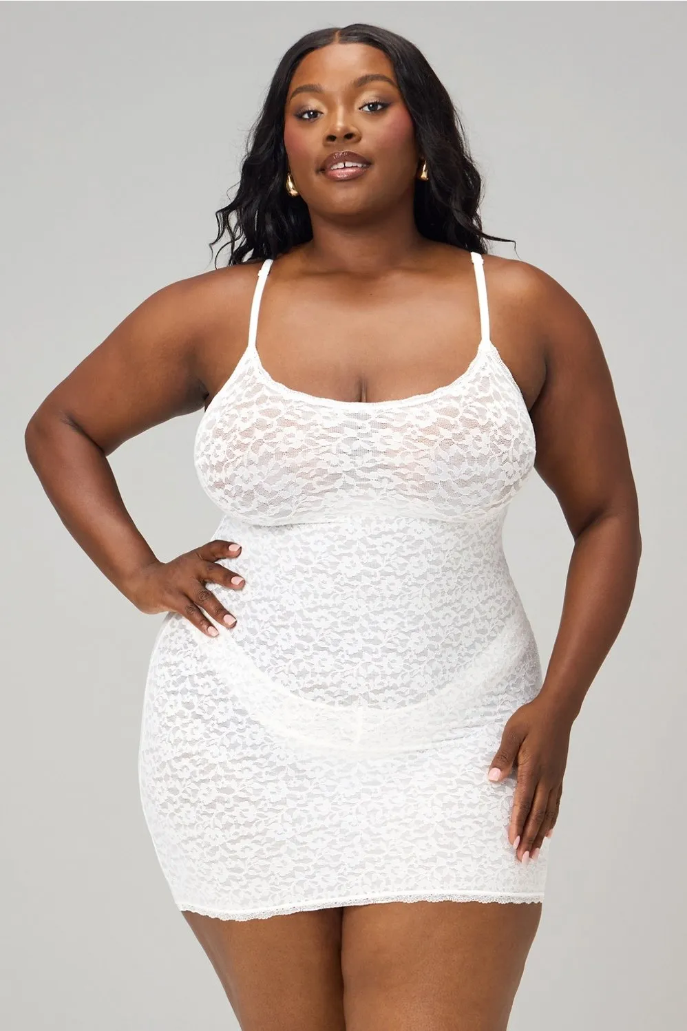 Lush Lace Slip Dress sold by Fabletics