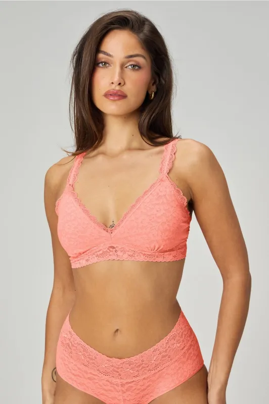 Lush Lace Triangle Bralette sold by Fabletics