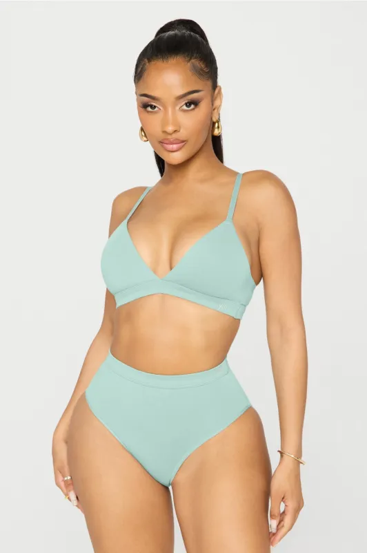 Snug Cotton Triangle Bralette sold by Fabletics