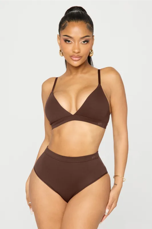 Snug Cotton Triangle Bralette sold by Fabletics