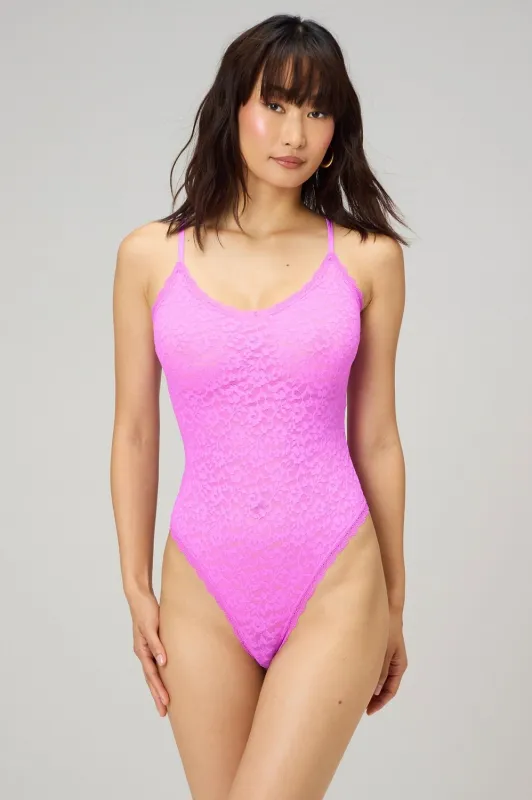 Lush Lace Strappy Bodysuit sold by Fabletics