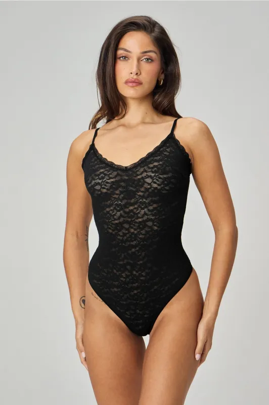 Lush Lace Strappy Bodysuit sold by Fabletics