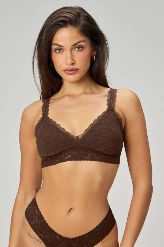 Lush Lace Triangle Bralette sold by Fabletics