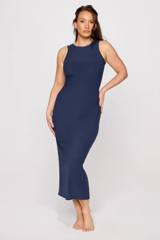 Soft Rib Sleeveless Maxi Dress sold by Fabletics