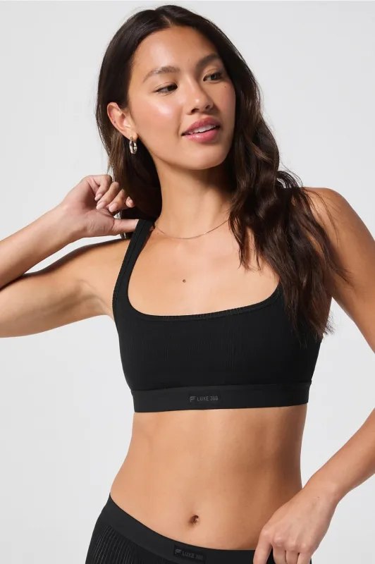 Luxe360 Rib Bralette sold by Fabletics