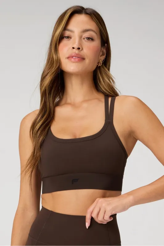 Principal Longline Medium Impact Sports Bra sold by Fabletics