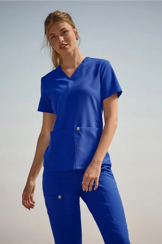 Method 2-Pocket Scrub Top sold by Fabletics