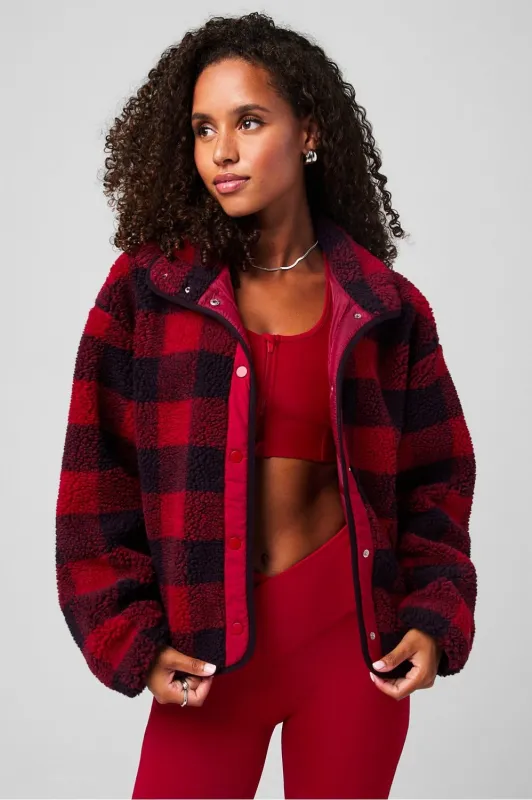 Tahoe Teddy Jacket sold by Fabletics