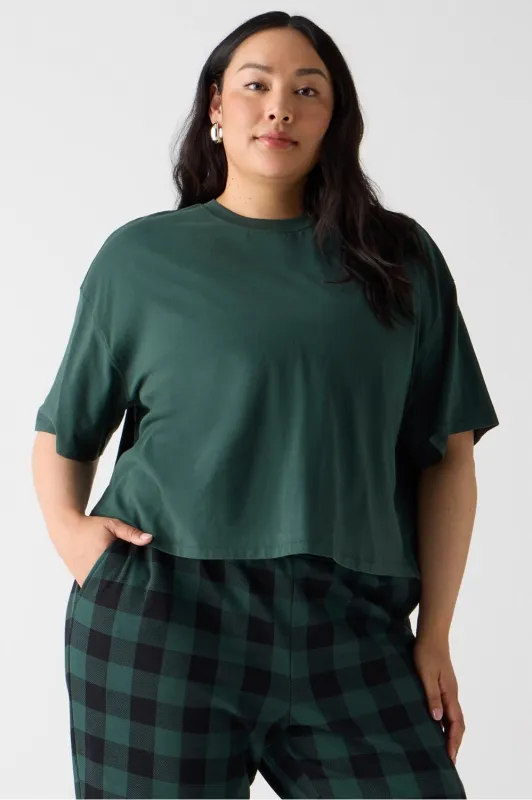 100% Cotton Boxy Tee sold by Fabletics