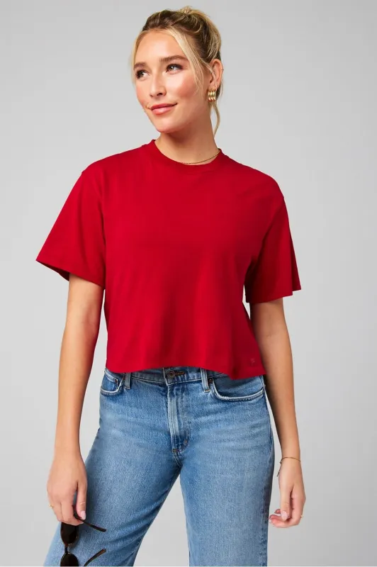 100% Cotton Boxy Tee sold by Fabletics