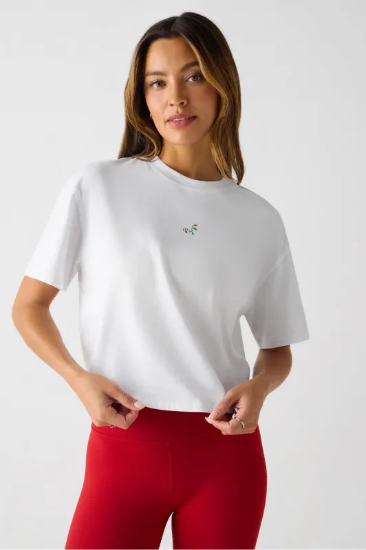 100% Cotton Boxy Tee sold by Fabletics