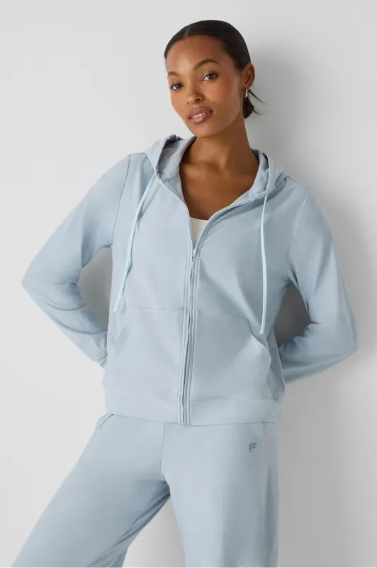 Cloud Jersey Full Zip Hoodie sold by Fabletics