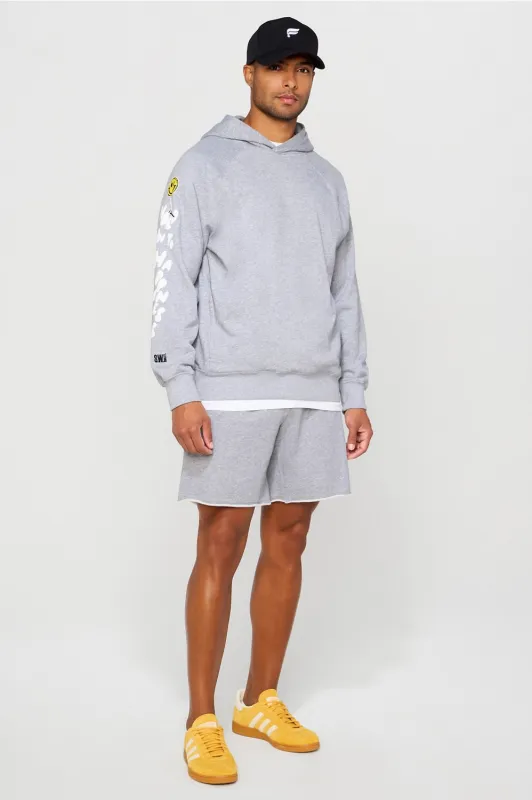 The Year Round Terry Hoodie & The Year Round Terry Raw Edge Short 2-Piece Outfit sold by Fabletics