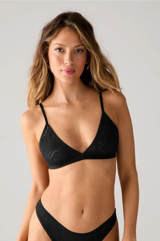 Hot Mesh Triangle Bralette sold by Fabletics