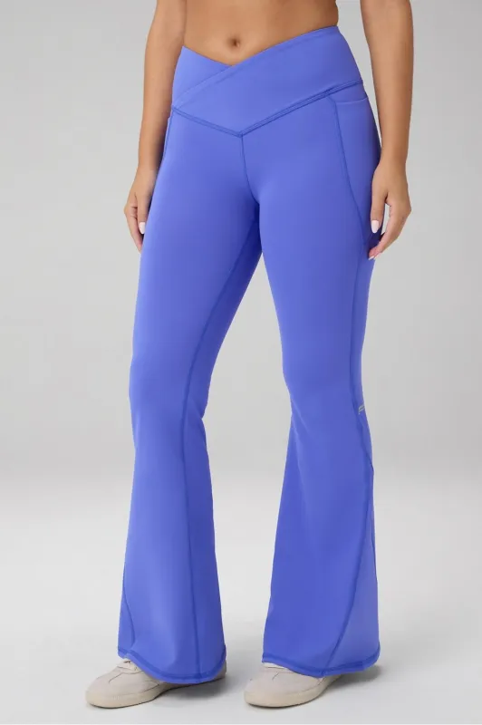 Oasis PureLuxe High-Waisted Crossover Flare sold by Fabletics