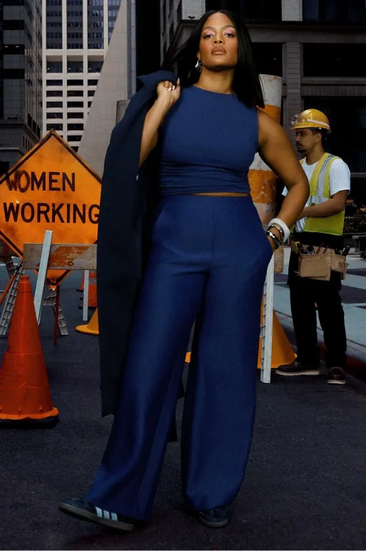 Pinstripe Wide Leg Pant sold by Fabletics