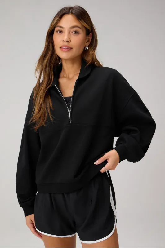 Cozy Fleece Relaxed Half Zip sold by Fabletics