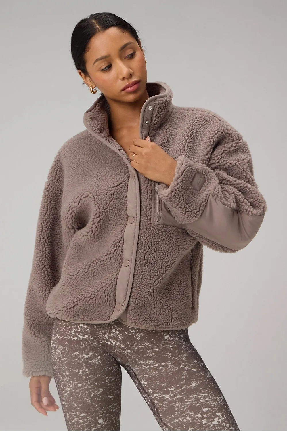 Tahoe Teddy Jacket sold by Fabletics