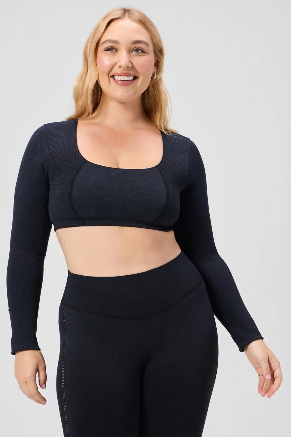 Denim Look Long Sleeve sold by Fabletics