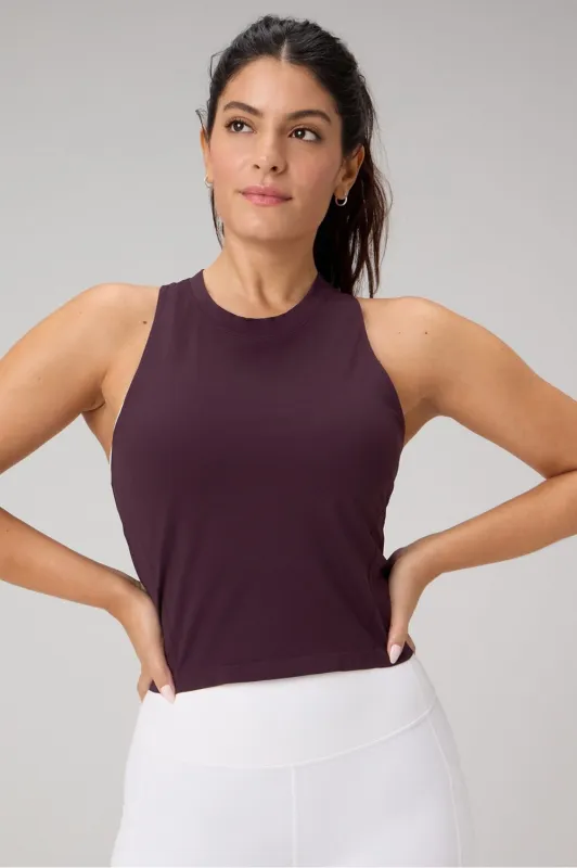 Feather Tech+ Racerback Cropped Tank sold by Fabletics