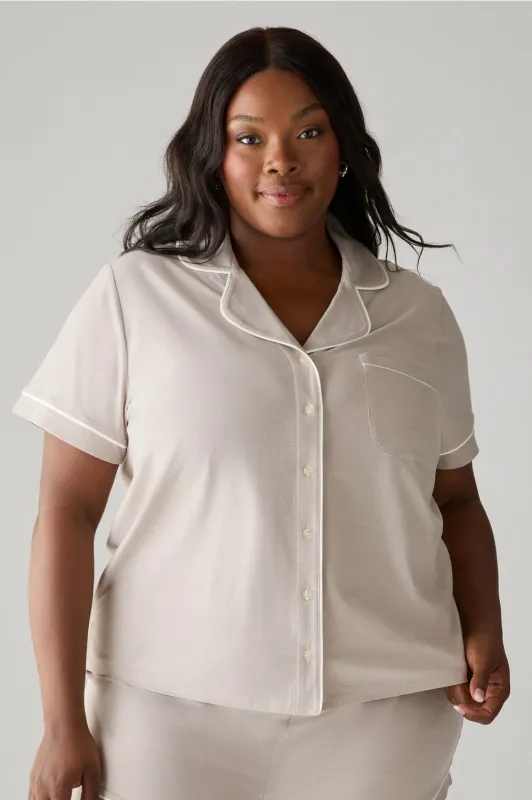 Cloud Jersey Sleep Short Sleeve Top sold by Fabletics