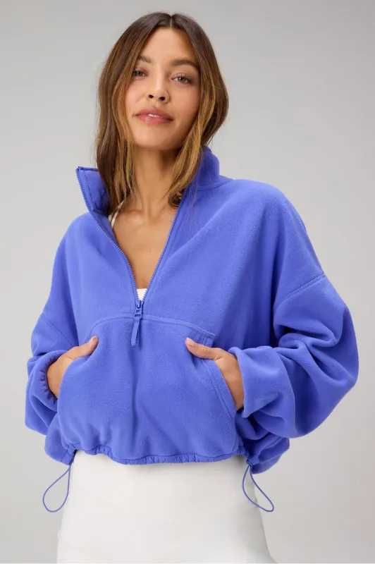 No Chill Fleece Half-Zip sold by Fabletics