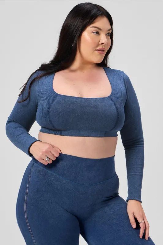 Denim Look Long Sleeve sold by Fabletics