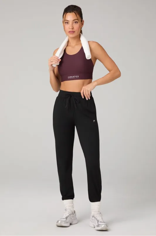 No-Bounce High Impact Bra + Cloud Jersey Jogger 2-Piece Outfit sold by Fabletics