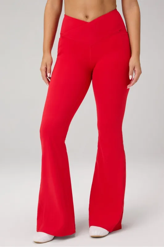 Oasis PureLuxe High-Waisted Crossover Flare sold by Fabletics